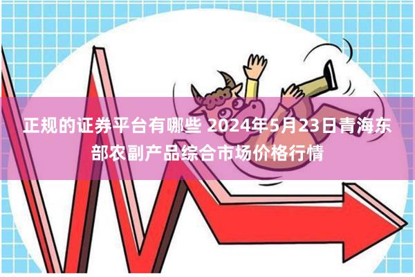正规的证券平台有哪些 2024年5月23日青海东部农副产品综合市场价格行情