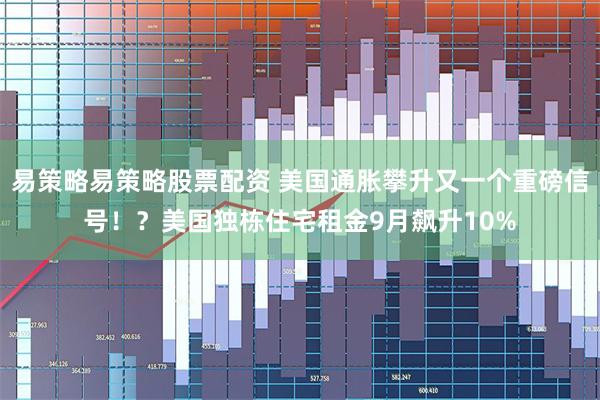 易策略易策略股票配资 美国通胀攀升又一个重磅信号！？美国独栋住宅租金9月飙升10%
